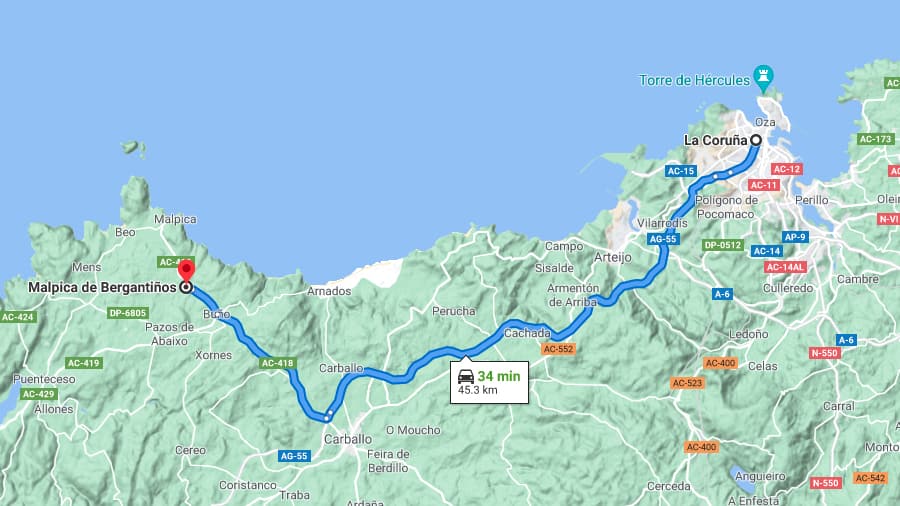 Die Routen der Costa da Morte in Galicien